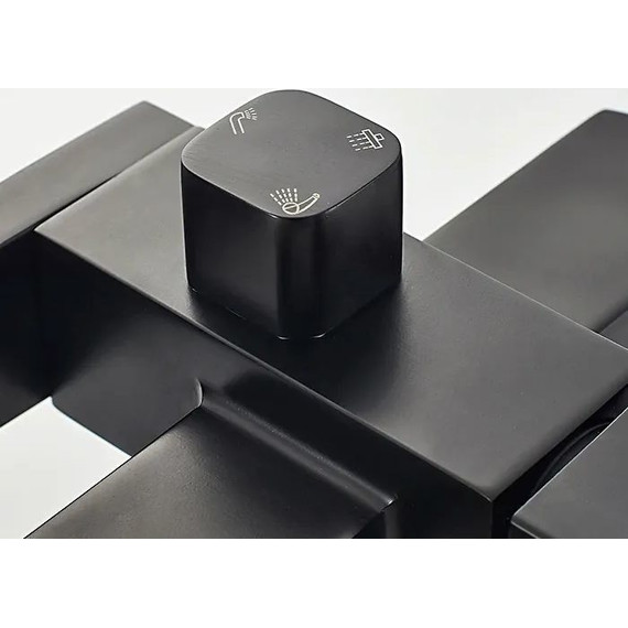 Душевая стойка Ledeme L72433B, черный матовый - фото 12