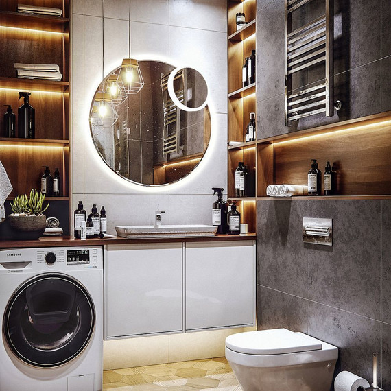 Зеркало Azario Satellit 100 см LED-00002484 - фото 3