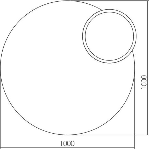 Зеркало Azario Satellit 100 см LED-00002484 - фото 4