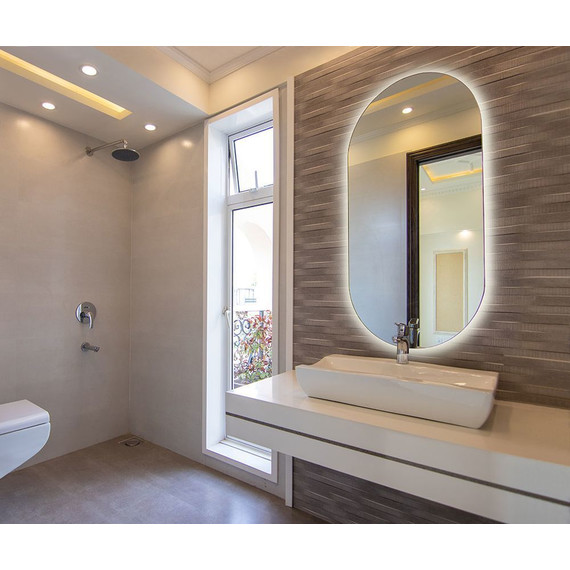 Зеркало Azario Viva 55 см LED-00002549 - фото 4