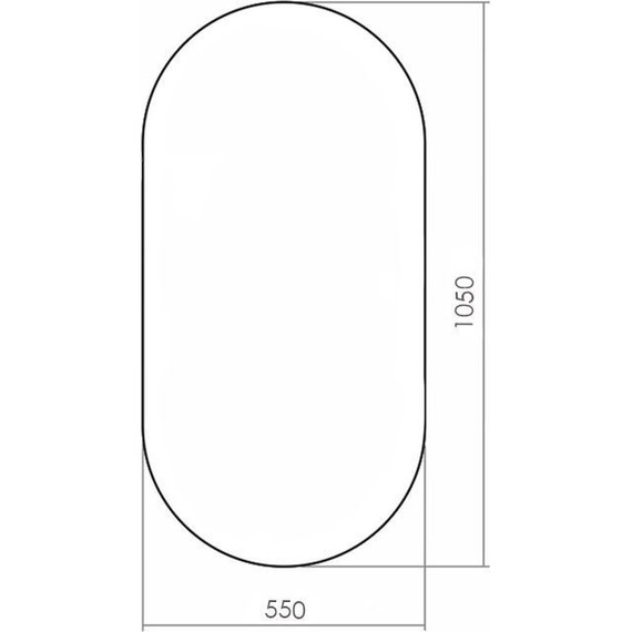Зеркало Azario Viva 55 см LED-00002549 - фото 5