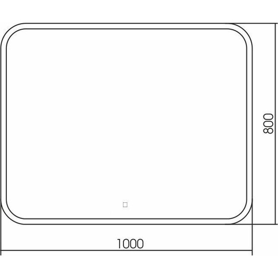 Зеркало Azario Стив-3 100 см ФР-00001650 - фото 4