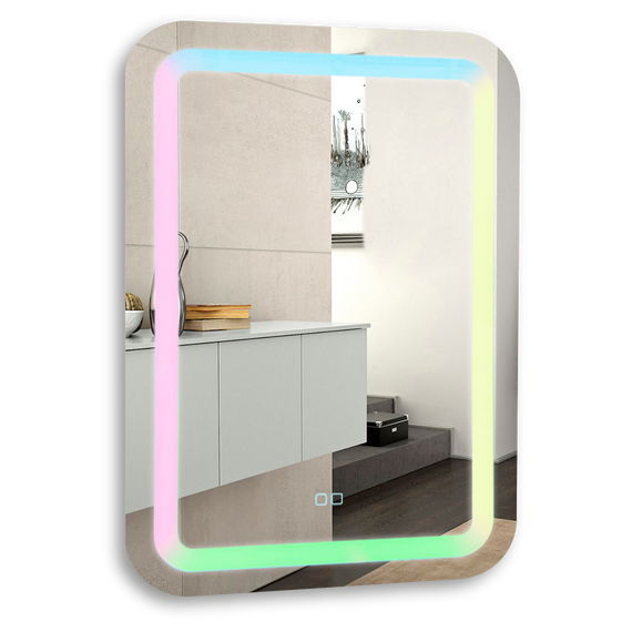 Зеркало Azario Мальта 55 см LED-00002511 - фото 