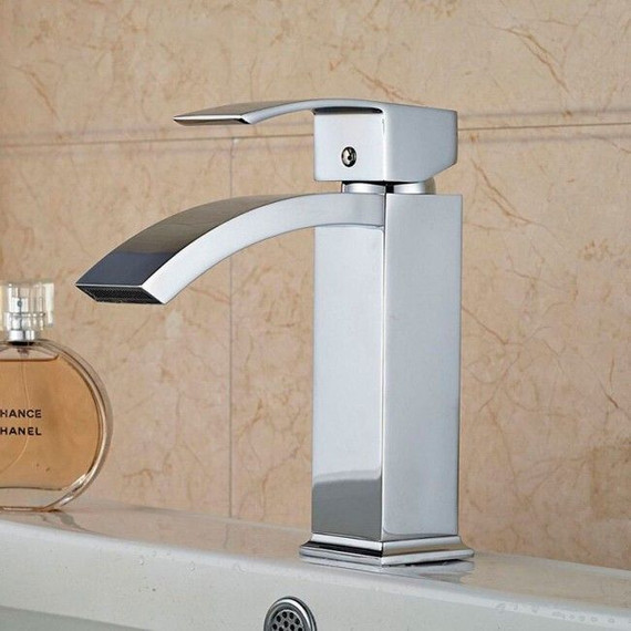 Смеситель для раковины Mixxus Ama CR0415, нержавеющая сталь - фото 2