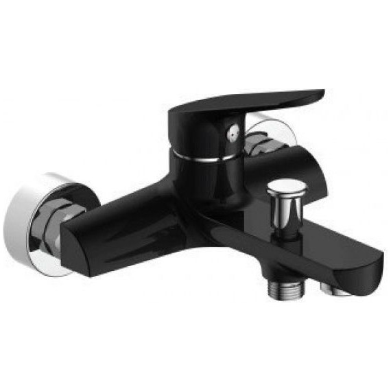 Смеситель для ванны Mixxus Premium Tiger MX0553 с душевым гарнитуром, черный - фото 