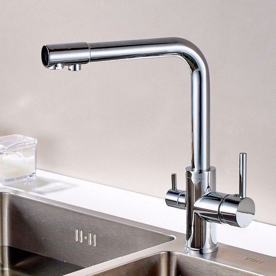 Смеситель для кухни Mixxus Premium Sus SS0427, нержавеющая сталь - фото 2