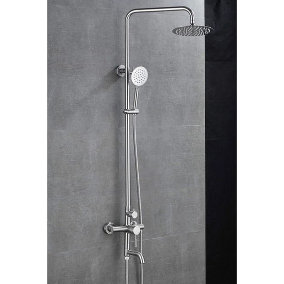 Душевая стойка Mixxus Sus SS0021, нержавеющая сталь - фото 2