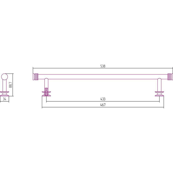 Полка Сунержа 470 00-2012-0470 - фото 2