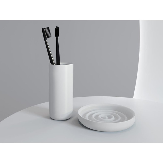 Стакан для зубных щеток Salini Gosse 1901201 (S-Stone) матовая - фото 2