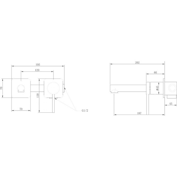 Смеситель для раковины настенный Abber Emotion AF8812B (со скрытой частью) черный матовый, Цвет производителя: чёрный матовый - фото, картинка 3 Смеситель для раковины настенный Abber Emotion AF8812B (со скрытой частью) черный матовый, Цвет производителя: чёрный матовый - фото 3