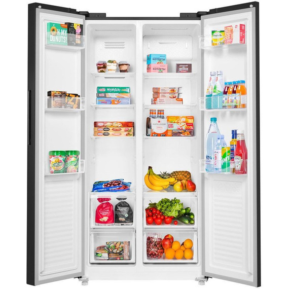 Холодильник Side by Side Maunfeld MFF177NFBE - фото 6