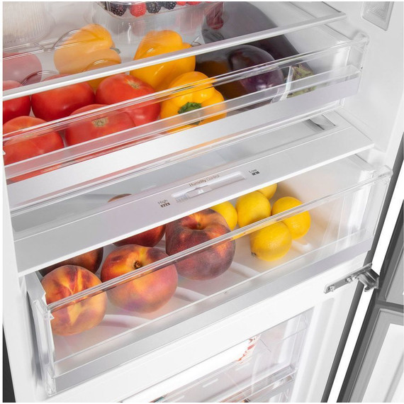 Двухкамерный холодильник Maunfeld MFF200NFSBE - фото 12