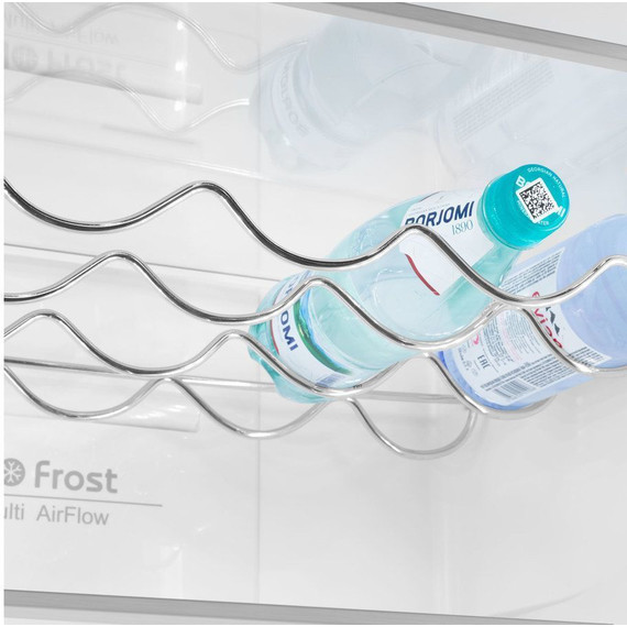 Двухкамерный холодильник Maunfeld MFF200NFSBE - фото 9