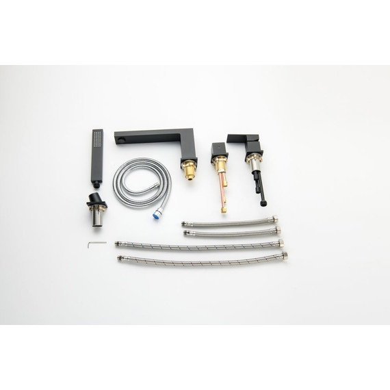 Смеситель для ванны Timo Selene 2130/03Y, черный матовый - фото 10