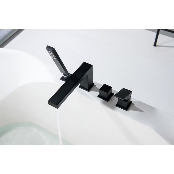 Смеситель для ванны Timo Selene 2130/03Y, черный матовый - фото 3