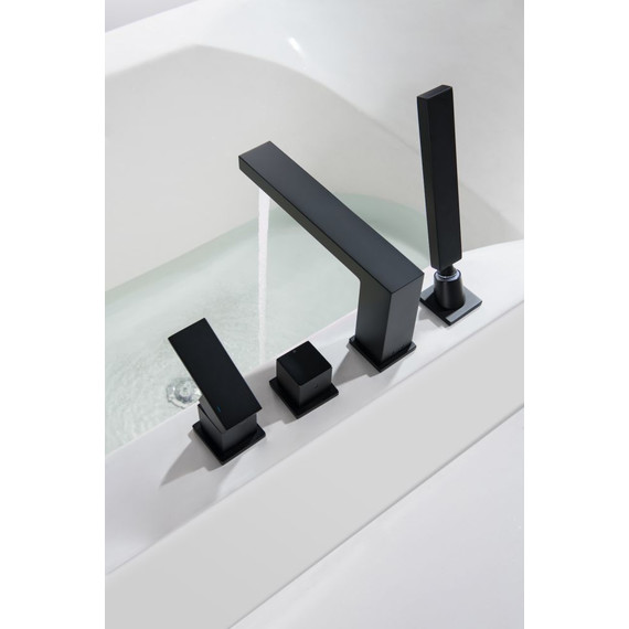 Смеситель для ванны Timo Selene 2130/03Y, черный матовый - фото 8