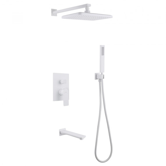 Душевая система для ванны Abber Emotion AF8817B, черный матовый - фото 