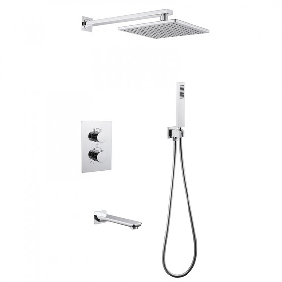 Душевая система для ванны с термостатом Abber Weiss Insel AF8050 - фото 