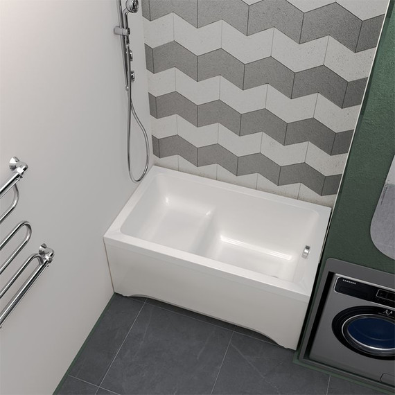 Ванна акриловая сидячая Радомир Джоанна 120x70 см (в комплекте каркас), Размер - мм: 1200х700 - фото, картинка 5 Ванна акриловая сидячая Радомир Джоанна 120x70 см (в комплекте каркас), Размер - мм: 1200х700 - фото 5