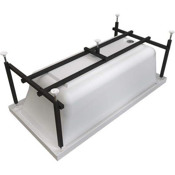 Ванна акриловая Радомир Джоанна 140x70 см (в комплекте каркас), Размер - мм: 1400х700 - фото 7