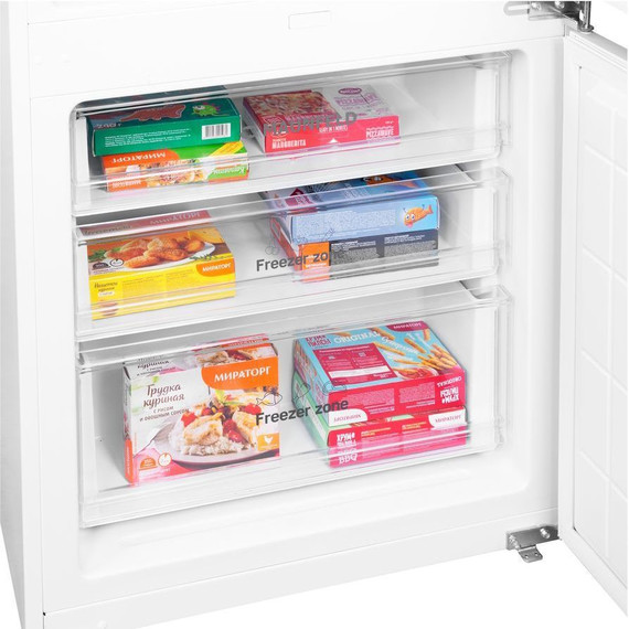 Встраиваемый двухкамерный холодильник Maunfeld MBF193NFW1 - фото 13