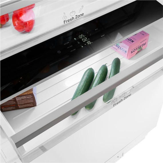 Встраиваемый двухкамерный холодильник Maunfeld MBF212NFW0 - фото 8