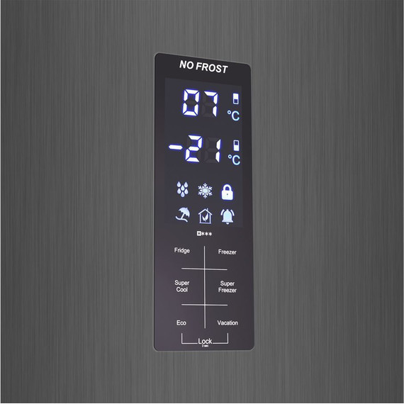 Двухкамерный холодильник Maunfeld MFF195NFS10 - фото 7