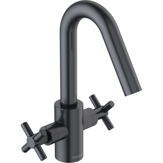 Смеситель для раковины RedBlu by Damixa Neo Classic Graphite 270210000, графит, Цвет производителя: графит - фото 