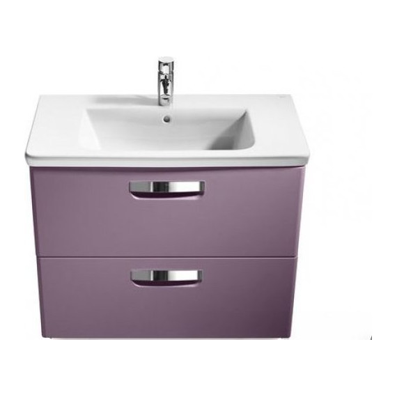 Тумба подвесная с раковиной Roca Gap 60 см ZRU9302742, фиолетовый - фото 2