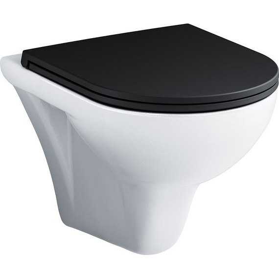 Унитаз подвесной Am.Pm GemFlashClean C901700SCmb с сиденьем микролифт - фото 