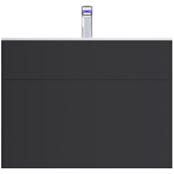 Тумба подвесная с раковиной Am.Pm Inspire 2.0 80 см M50AFHX0803GM, графит матовый - фото 