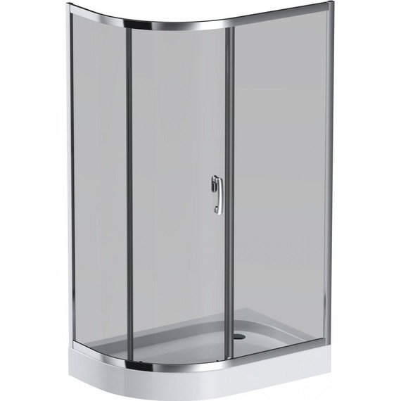 Душевое ограждение Am.Pm Like 120x80 см W83G-302U120CG, хром/тонированное - фото 
