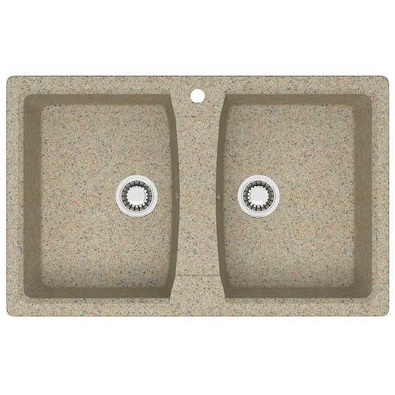 Кухонная мойка Azario Elmas CS00078334, песочный, Цвет производителя: песочный - фото 