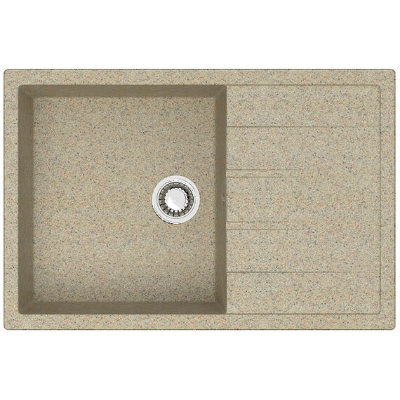 Кухонная мойка Azario Vision CS00078340, песочный, Цвет производителя: песочный - фото 