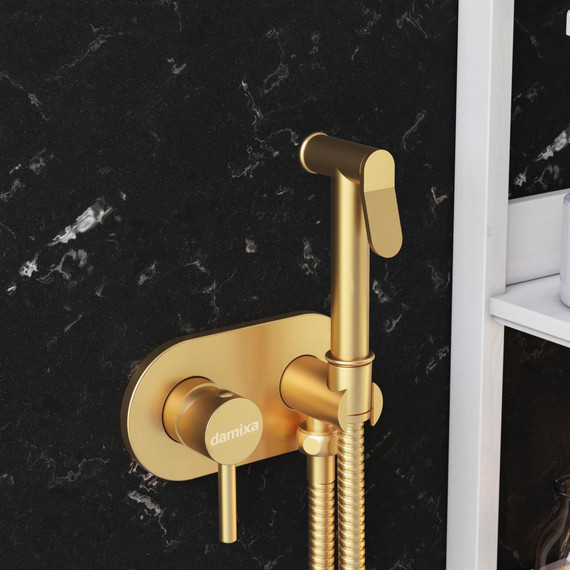 Набор для гигиенического душа Damixa Option 214000000, бронза - фото 7