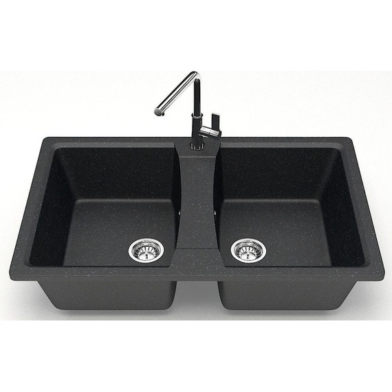 Кухонная мойка Azario Elmas CS00078333, чёрный, Цвет производителя: чёрный - фото 2