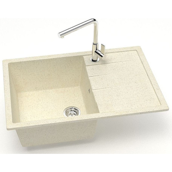 Кухонная мойка Azario Vision CS00078338, бежевый, Цвет производителя: бежевый - фото, картинка 2 Кухонная мойка Azario Vision CS00078338, бежевый, Цвет производителя: бежевый - фото 2