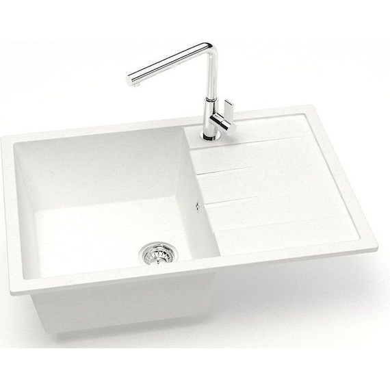 Кухонная мойка Azario Vision CS00078337, белый лёд, Цвет производителя: белый лёд - фото, картинка 2 Кухонная мойка Azario Vision CS00078337, белый лёд, Цвет производителя: белый лёд - фото 2