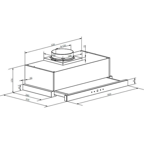 Вытяжка Maunfeld VS Touch 850 60 Black (чёрное стекло) - фото 18