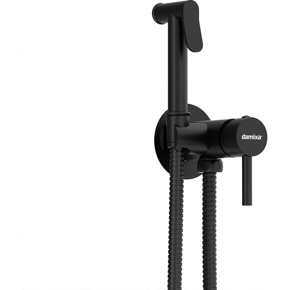 Набор для гигиенического душа Damixa Option 217000000, чёрный - фото, картинка 2 Набор для гигиенического душа Damixa Option 217000000, чёрный - фото 2