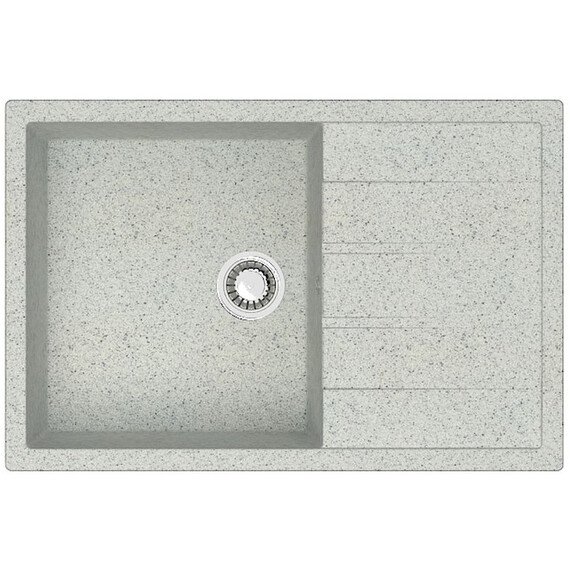 Кухонная мойка Azario Vision CS00078341, светло-серый, Цвет производителя: светло-серый - фото 