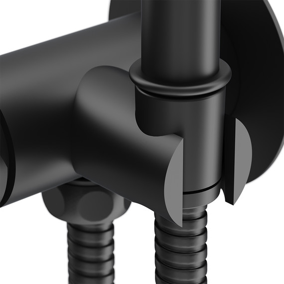 Набор для гигиенического душа Damixa Option 217000000, чёрный - фото, картинка 5 Набор для гигиенического душа Damixa Option 217000000, чёрный - фото 5