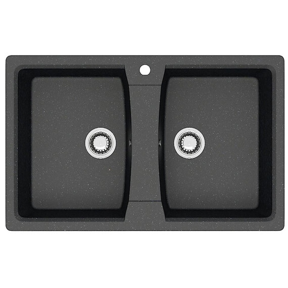 Кухонная мойка Azario Elmas CS00078333, чёрный, Цвет производителя: чёрный - фото 