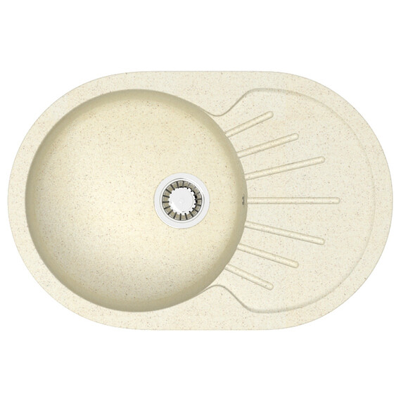 Кухонная мойка Azario Flora CS00079912, бежевый, Цвет производителя: бежевый - фото 