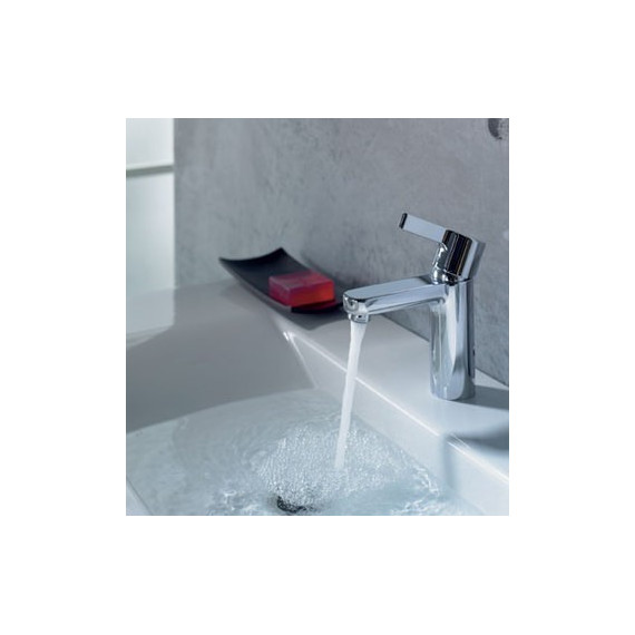 Смеситель для умывальника Hansgrohe Metris S 31060000 - фото, картинка 4 Смеситель для умывальника Hansgrohe Metris S 31060000 - фото 4