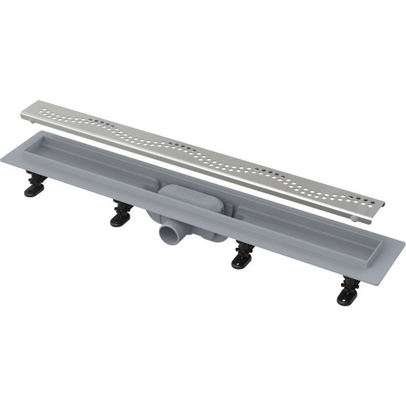 Трап Alcadrain APZ8-850M Simple (AG100101850), Цвет производителя: нержавеющая сталь/мат, Размер трапа: 850 - фото 