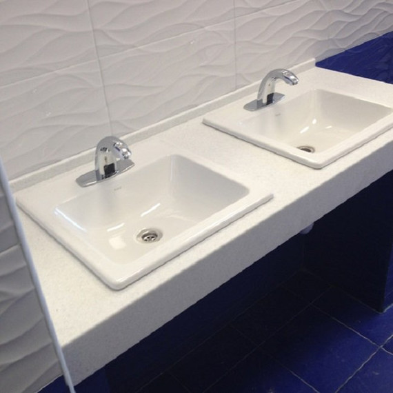 Раковина врезная на столешницу Vitra S20 55 см 5465B003-0001 - фото, картинка 2 Раковина врезная на столешницу Vitra S20 55 см 5465B003-0001 - фото 2