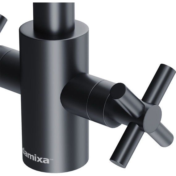 Смеситель для раковины RedBlu by Damixa Neo Classic Graphite 270210000, графит, Цвет производителя: графит - фото 7