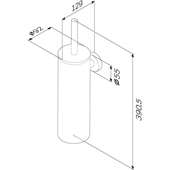 Ершик для унитаза AM.PM Sense A7433600 - фото 7