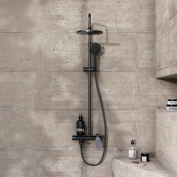 Душевая система Damixa Jupiter 977730300, чёрный - фото, картинка 4 Душевая система Damixa Jupiter 977730300, чёрный - фото 4